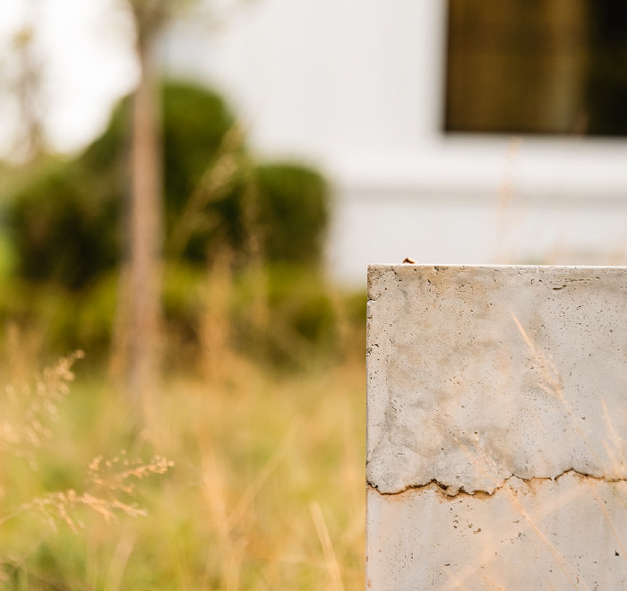 custom concrete lighting by OEG